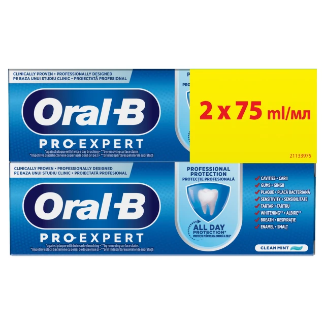 Oral-B Pro Expert Original Pasta za zube, 2 x 75ml