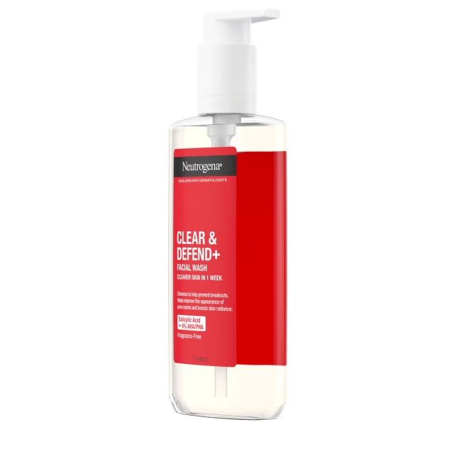 Neutrogena Clear Defend + Facial Wash, 200 ml