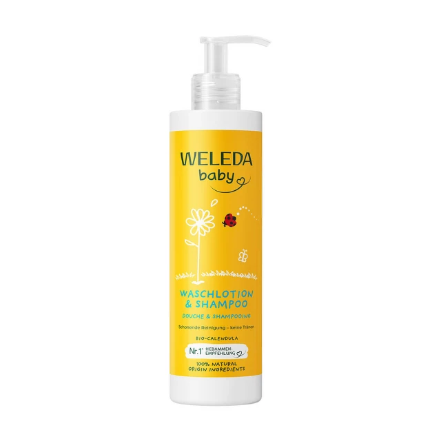 Weleda Šampon i gel za tuširanje od nevena, 400 ml