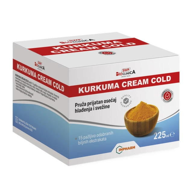 Kurkuma Cream Cold krema sa snažnim efektom hlađenja, 225 ml