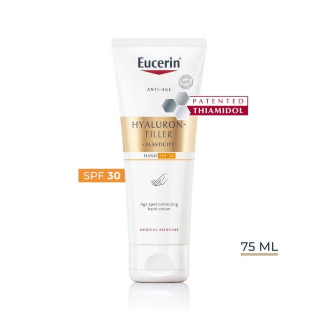 Eucerin Hyaluron-Filler + Elasticity krema za ruke SPF 30, 75 ml