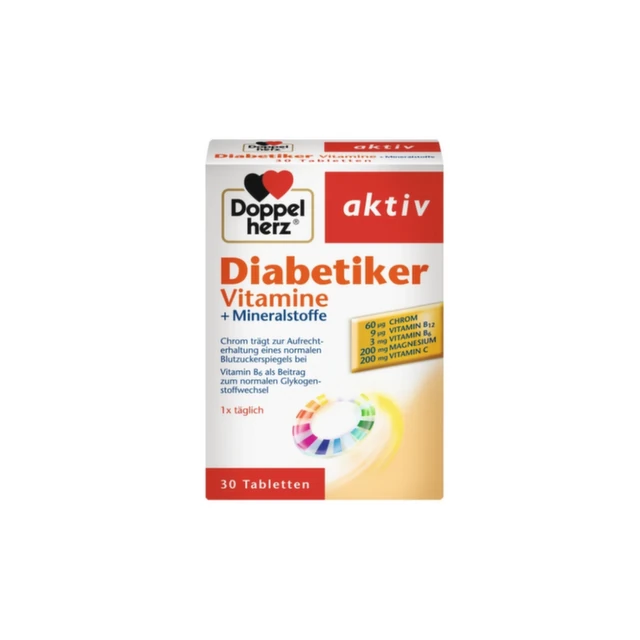 Doppelherz Aktiv Diabetiker Vitamini za dijabetičare, 30 tableta