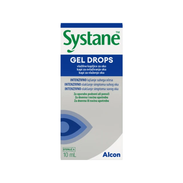 Systane Gel Drops Kapi za vlaženje oka, 10 ml