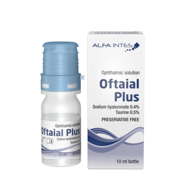 Oftaial Plus kapi za oči, 10 ml