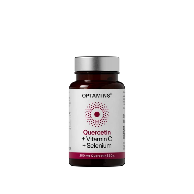 OPTAMINS Kvercetin + Vitamin C + Selen, 60 kapsula