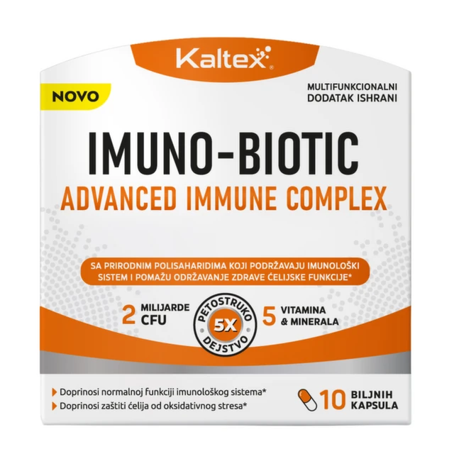 Kaltex Imuno-biotic Advanced Immune Complex, 10 kapsula