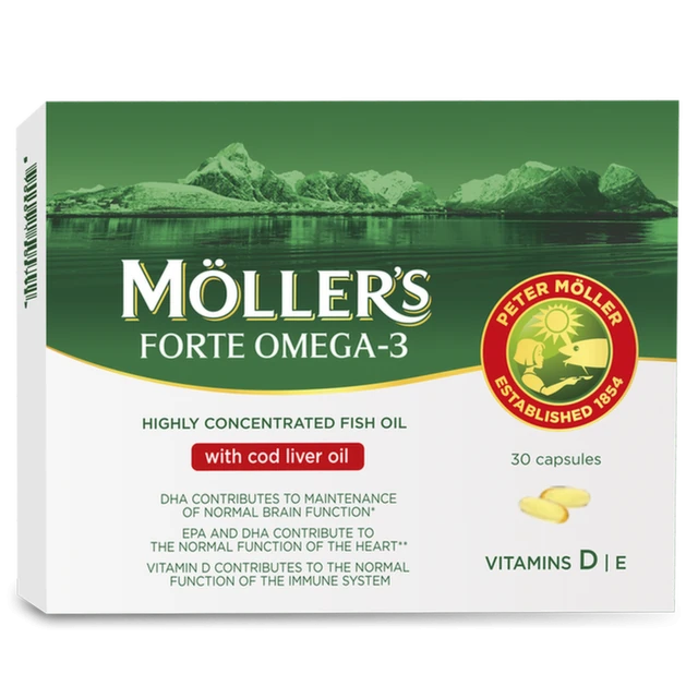 Moller's Forte Omega-3, 30 kapsula