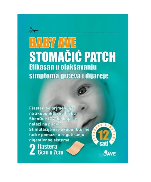 Baby Ave Stomačić Patch, 2 flastera