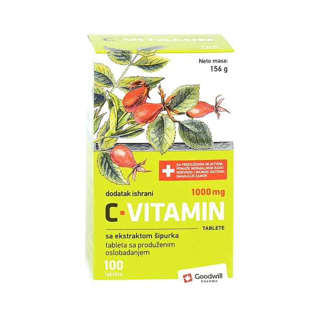 Goodwill C-vitamin 1000 mg 100 tableta