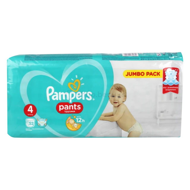 Pampers Pants pelene Maxi 4 Jumbo pakovanje 9-14 kg 52 komada