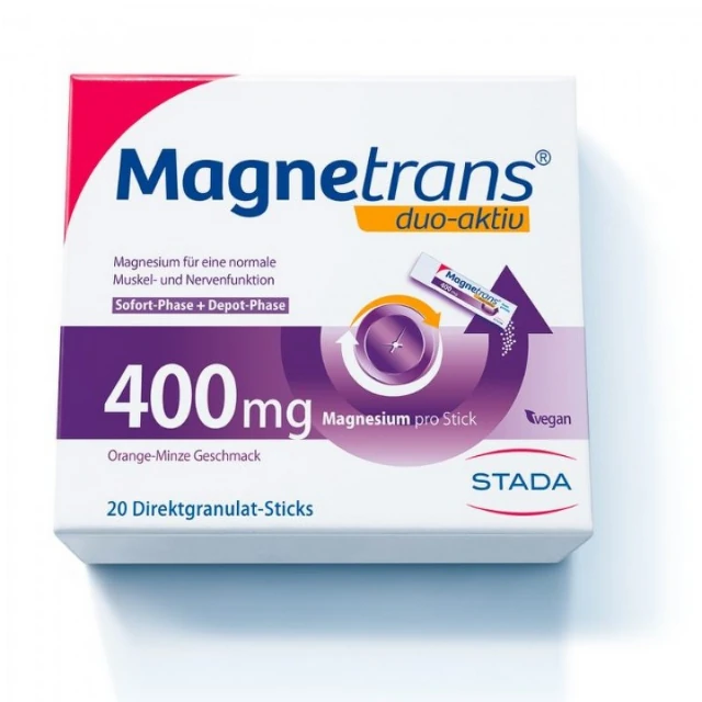 Magnetrans duo-activ 400 mg, 20 direkt kesica