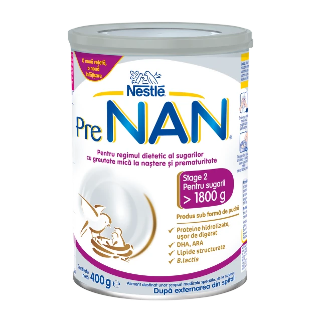Nestlé PreNAN®, hrana za posebne medicinske namene od rođenja nadalje, limenka, 400 g