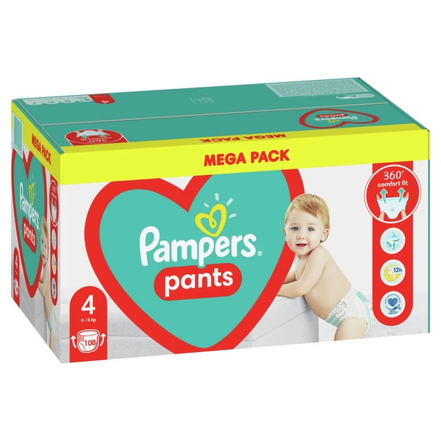 Pampers Pants MB 4 Maxi pelene, 108 komada