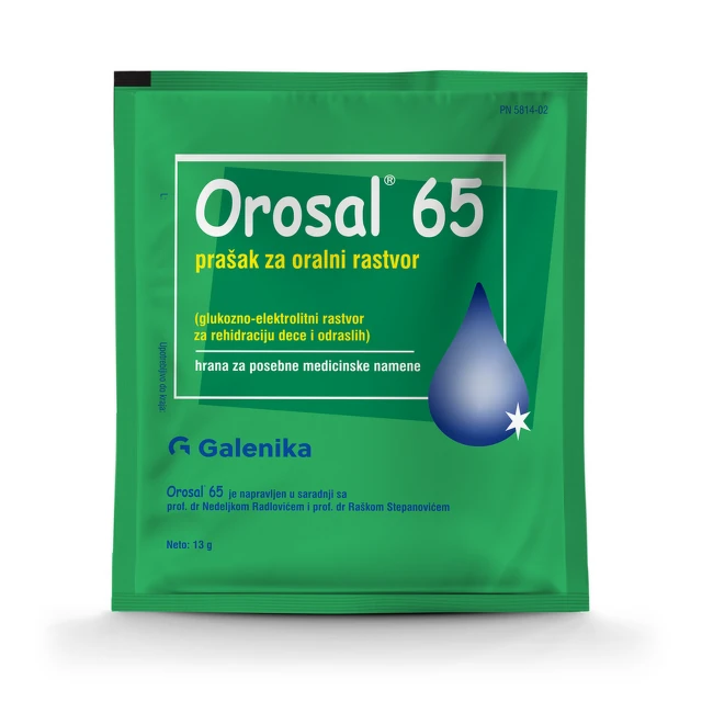 Orosal 65 prašak za oralni rastvor 13 g