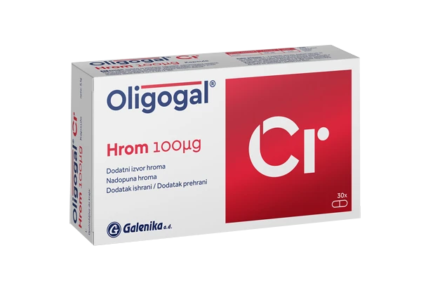 Oligogal Hrom 30 kapsula