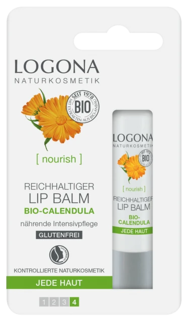 Logona Hranljivi balzam za usne 4,5 g