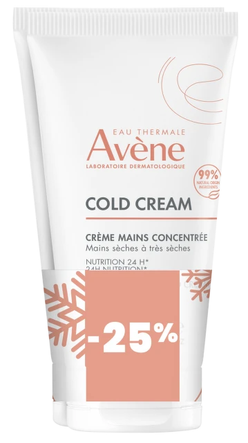 Avene Cold Cream koncentrat za ruke, 50 ml DUO -25%