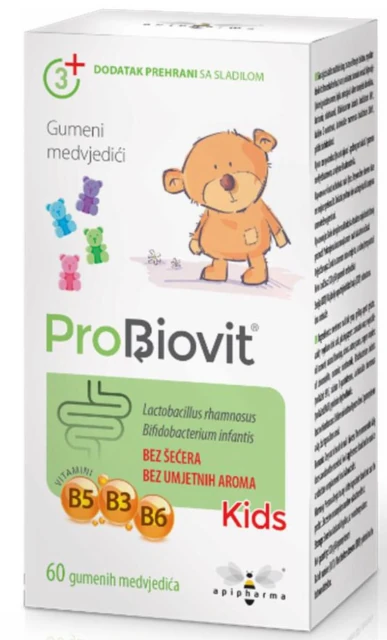 ProBiovit Kids gumeni medvedići, 60 medvedića