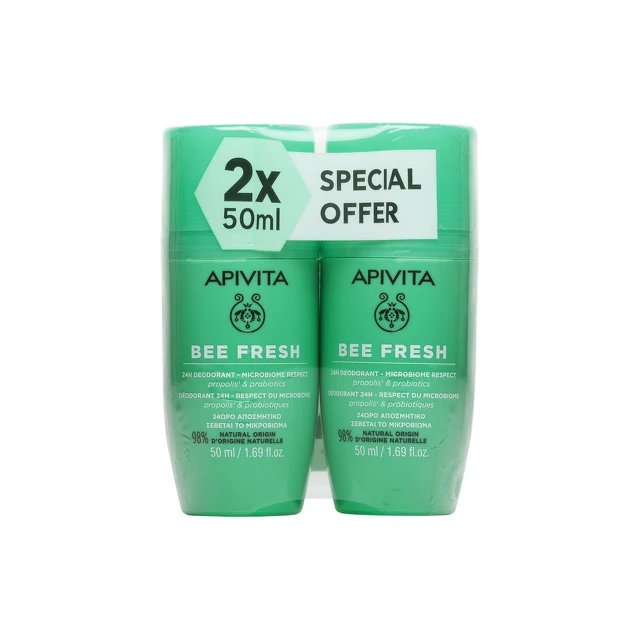 Apivita Bee Fresh dezodorans, 2x50ml Specijalna ponuda