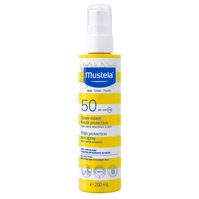 Mustela Sun Sprej sa visokom UV zaštitom SPF 50+, 200 ml