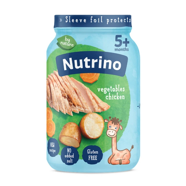 Nutrino - pire od mesa - piletina i povrće 190g