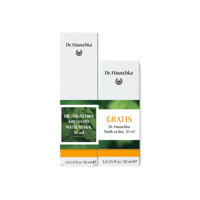 Dr. Hauschka Set Krema od matičnjaka, 30 ml + Tonik za lice, 30 ml GRATIS