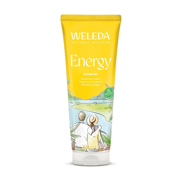 Weleda Energy Đumbir Gel za tuširanje, 200 ml