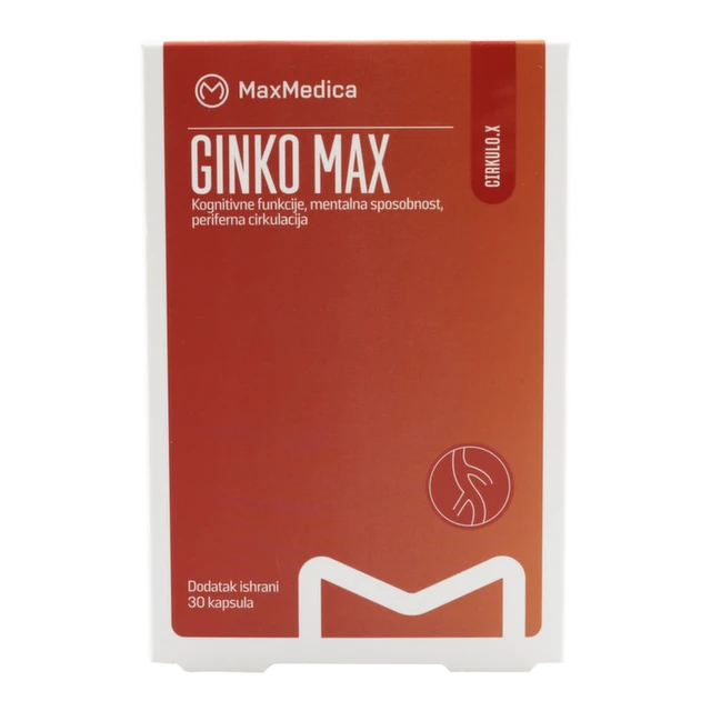 Ginko Max, 30 kapsula