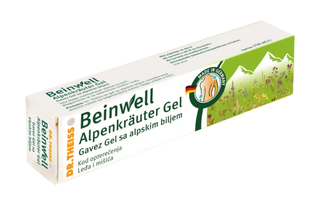 Beinwell Alpen gel, 150 ml