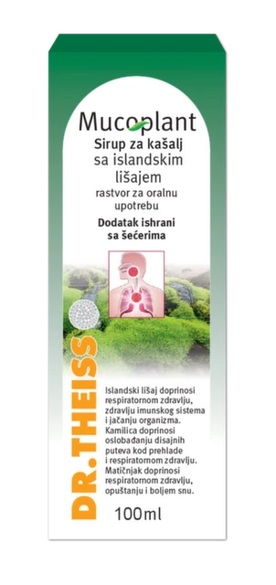 Mucoplant Sirup za kašalj sa islandskim lišajem, 100 ml