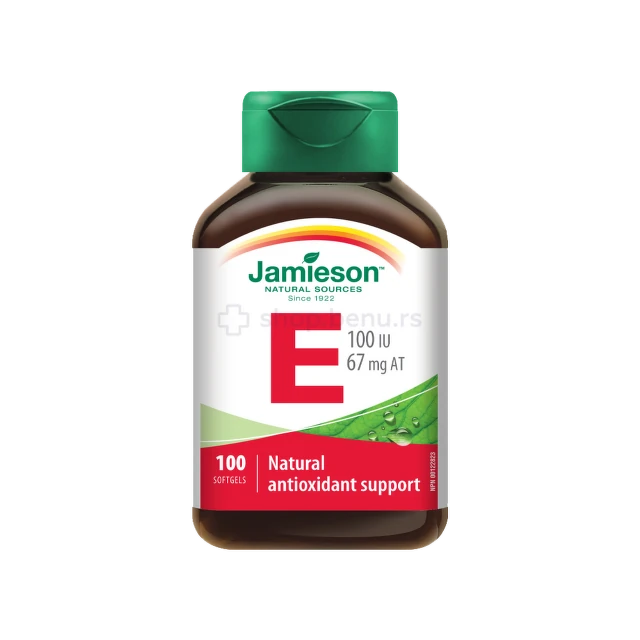 Jamieson vitamin E 100 IU 100 mekih kapsula
