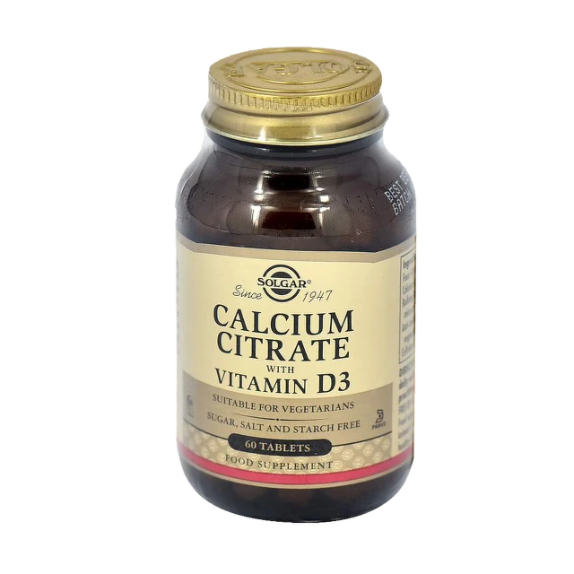 Solgar Kalcijum citrat + vitamin D 60 tableta