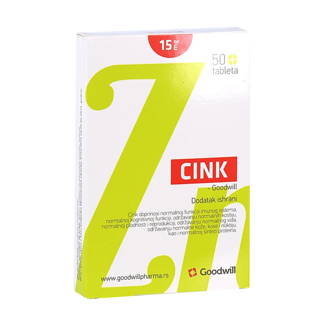Cink Goodwill 50 tableta