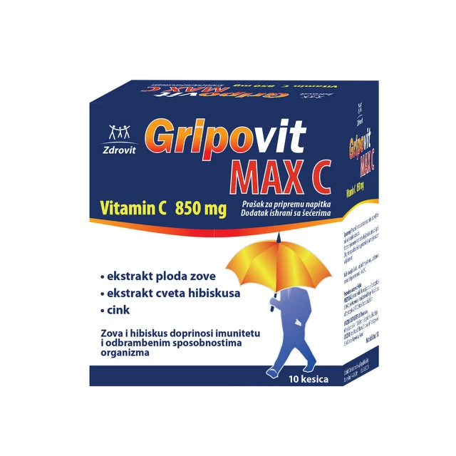 Gripovit MAX C 10 kesica
