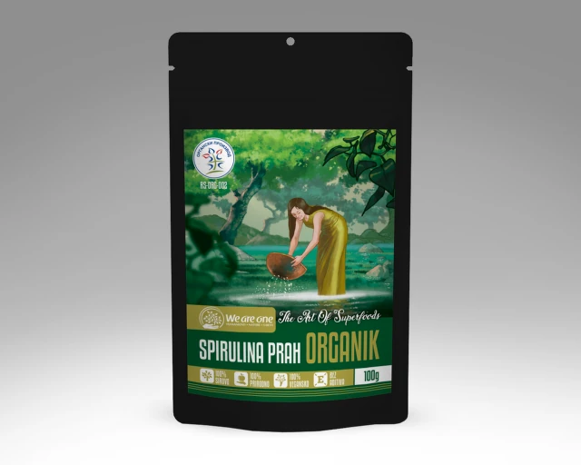 Wao Spirulina prah organski 100g