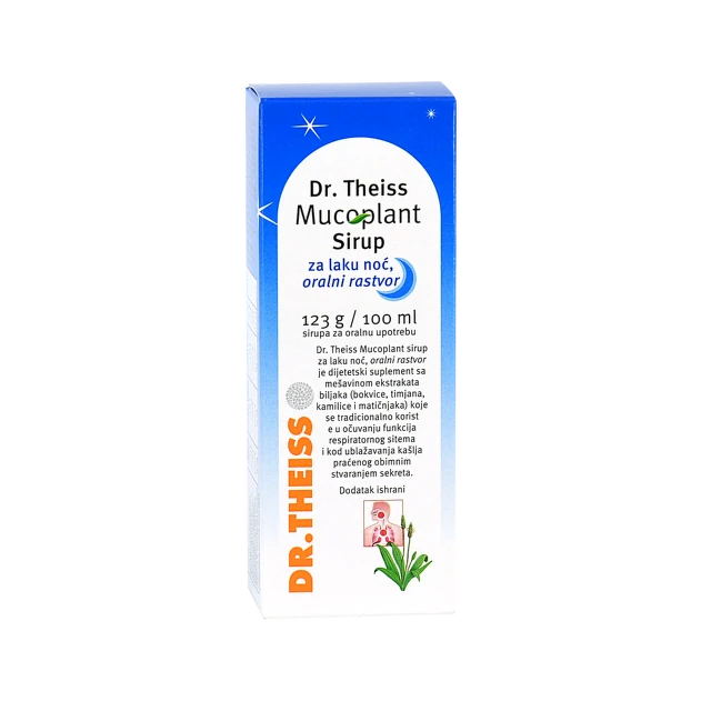 Dr.Theiss Mucoplant sirup za laku noć 100 ml