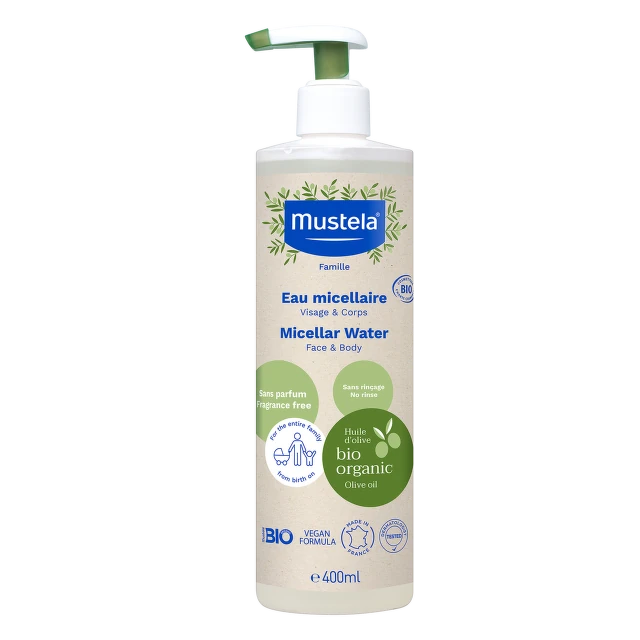 Mustela BioOrganic Micelarna voda, 400 ml