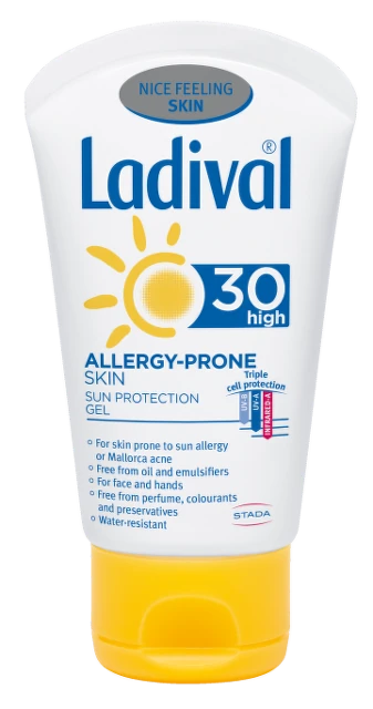 Ladival Gel SPF 30 za lice za kožu osetljivu na sunce, 50 ml