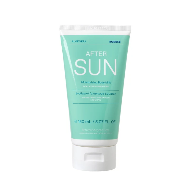 Korres Aloe Vera After Sun - Mleko za telo, 150 ml