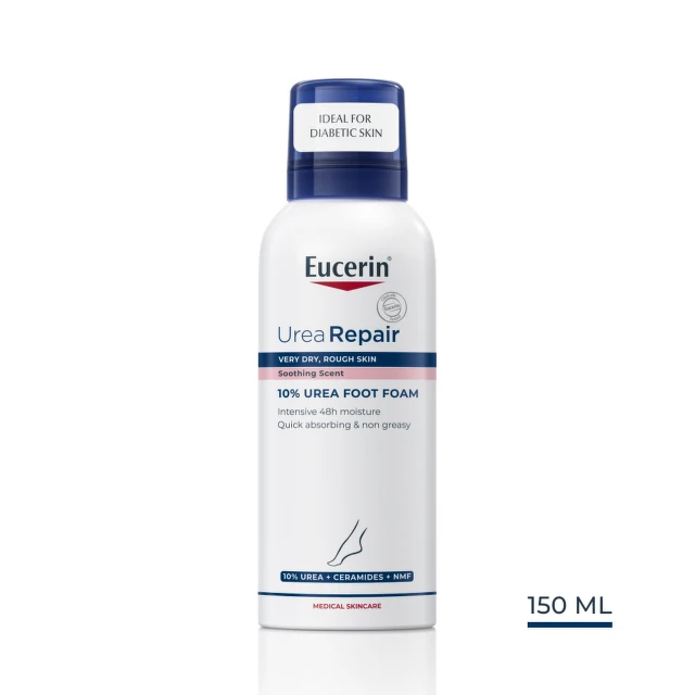 Eucerin UreaRepair Plus pena za stopala sa 10% uree, 150 ml