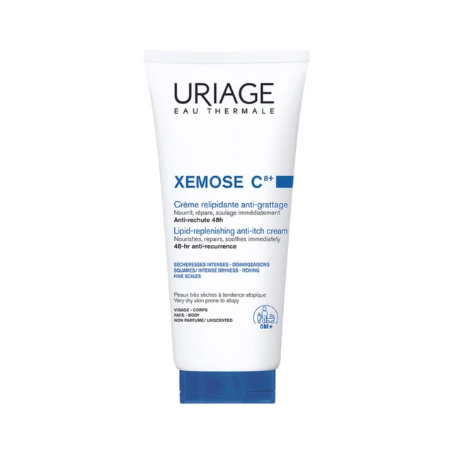 Uriage Xemose C8+ Krema za obnavljanje lipida protiv svraba, 200 ml