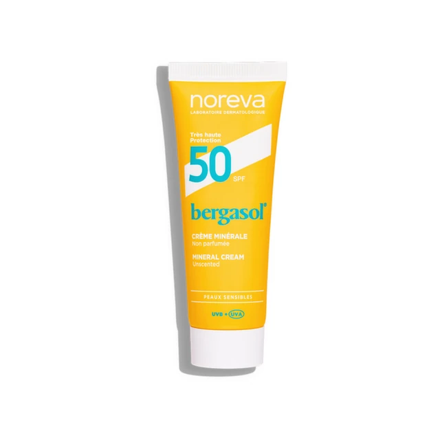 Noreva Bergasol Mineralna Krema SPF 50, 40 ml