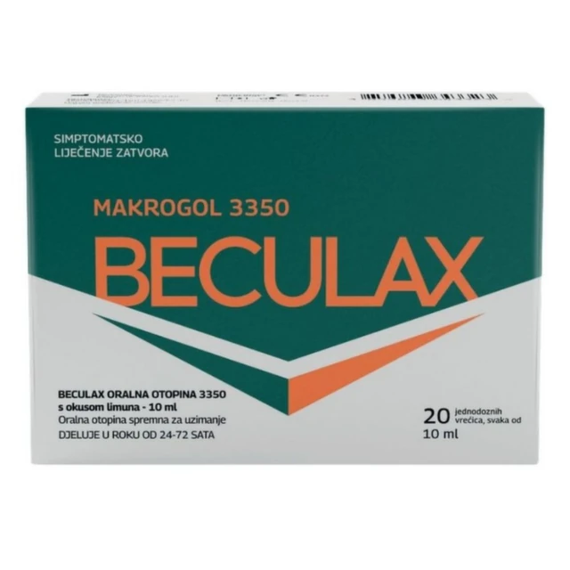 Beculax Makrogol oralni rastvor, 20 x 10ml