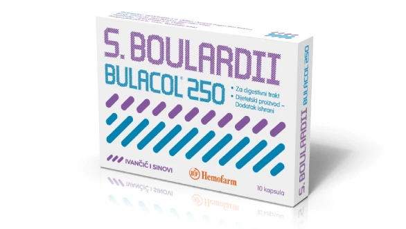 Bulacol 250 S. Boulardi 250 mg, 10 kapsula