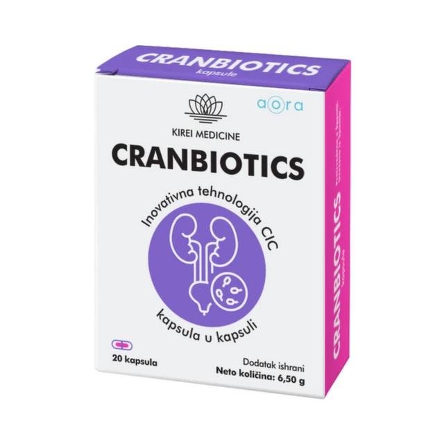 Kirei Cranbiotics, 20 kapsula