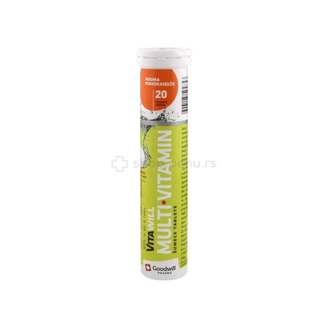 Vitawill Multivitamin 20 šumećih tableta