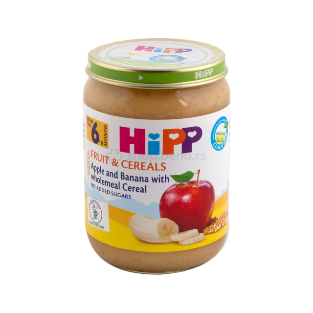 Hipp kašica integralne žitarice, jabuka i banana 190 g
