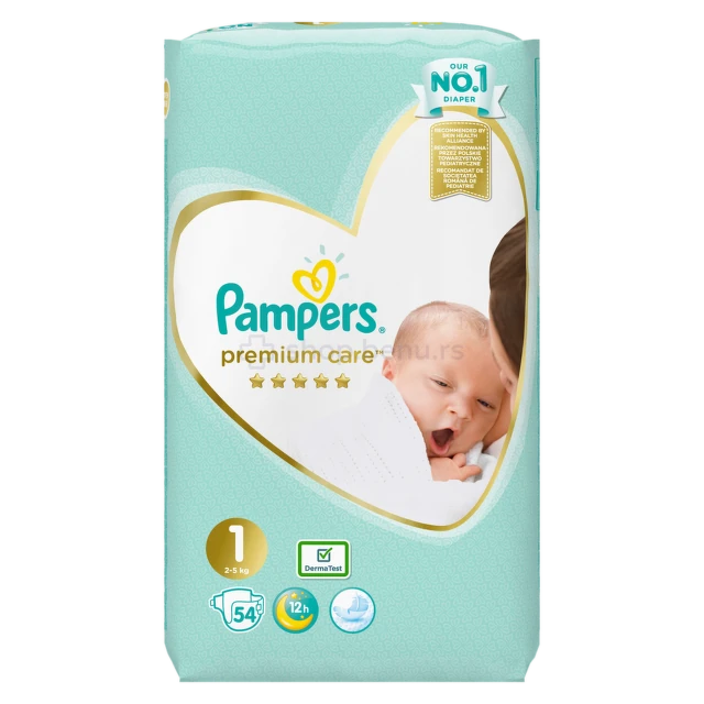 Pampers pelene Premium VP 1 newborn 54 komada