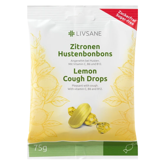LIVSANE Bombone protiv kašlja Limun 75g