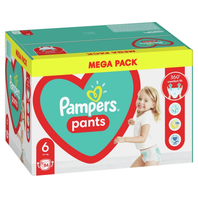 Pampers Pants MB 6 Extra Large pelene, 84 komada